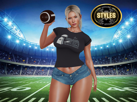 Second Life Marketplace - Philadelphia Eagles Super Bowl Champs Ladies Tee